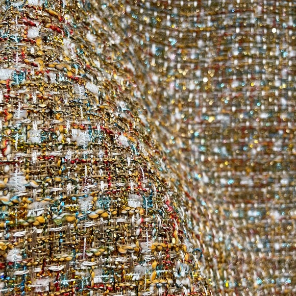 MARCIANO Tweed skirt size 36 gold - Picture 3 of 6